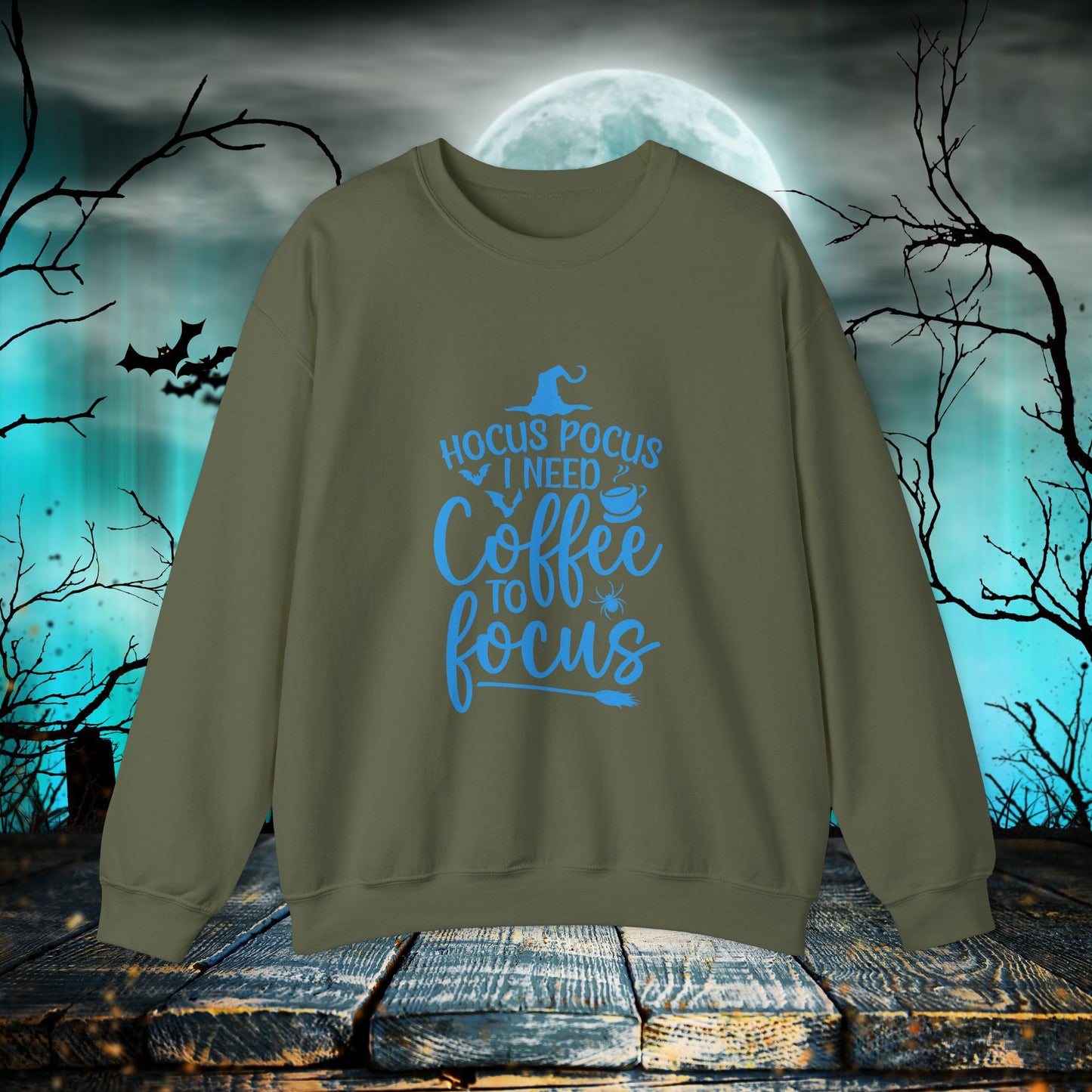 Halloween Stick Shift Unisex Pullover, Witchy Crewneck Pullover, Lustige Herbstbekleidung, Gruseliges Sweatshirt, Herbst Top