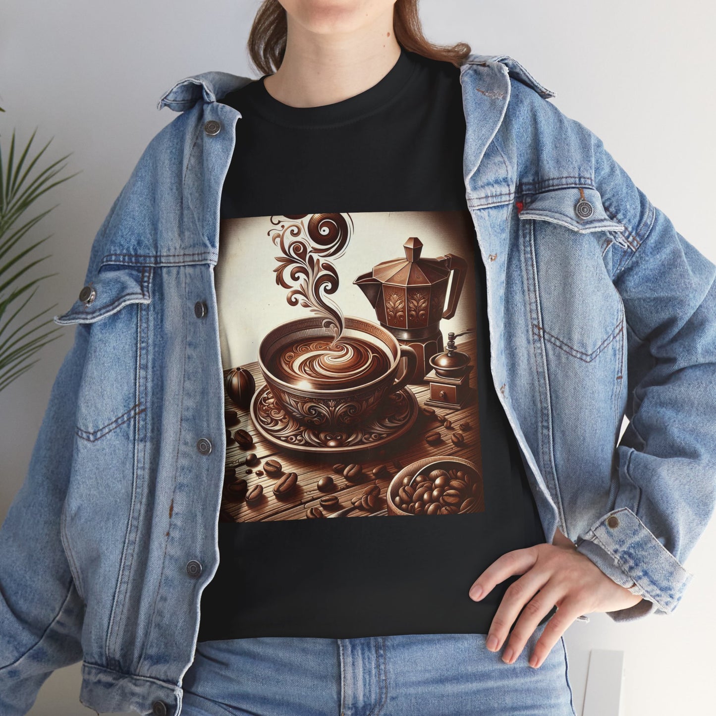 Unisex Heavy Cotton Tee Coffee Lovers