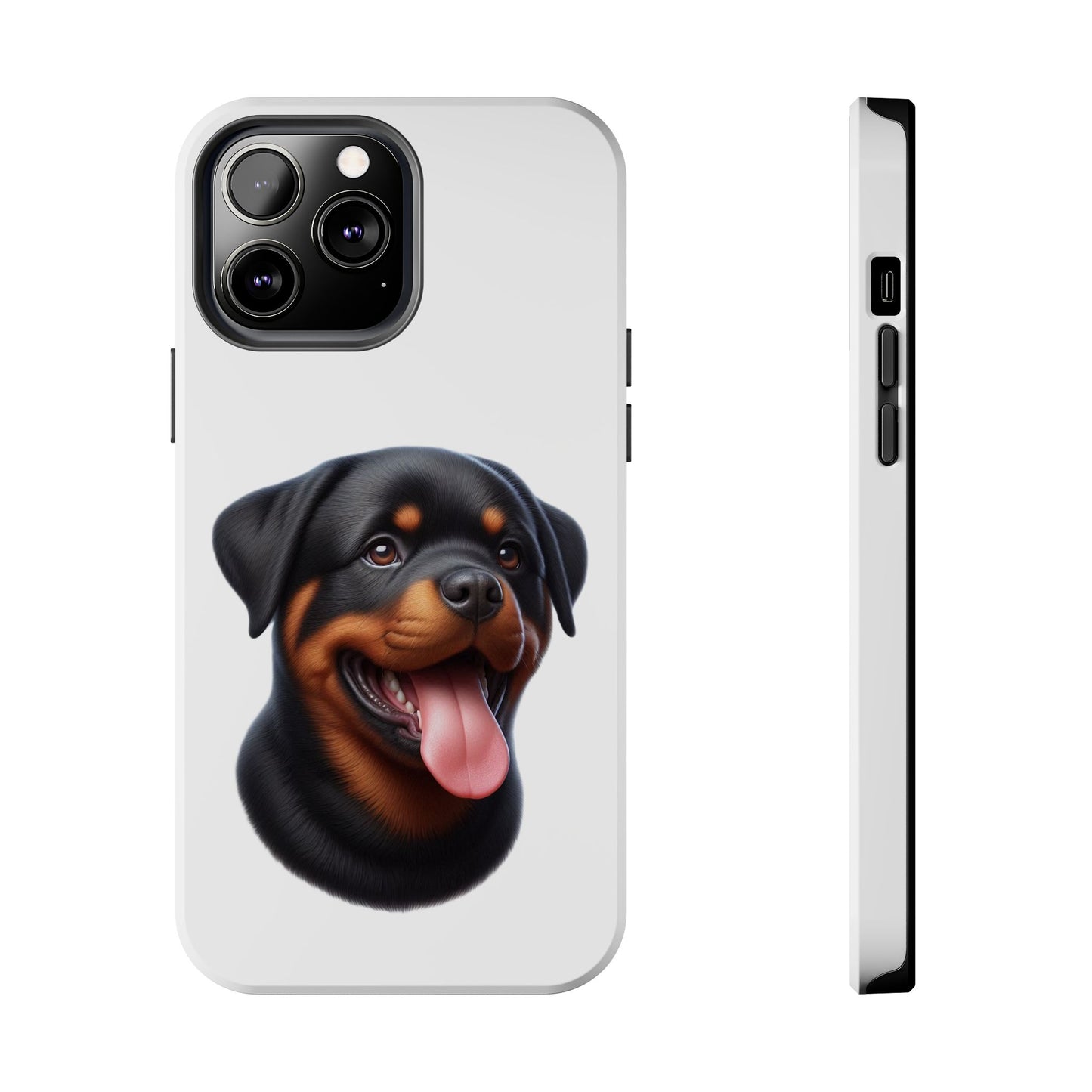 Robuste Handyhüllen, Mein Rottie-Welpe - Schützende Handyhülle, Geschenk für Hundeliebhaber, Accessoire für Haustierbesitzer, Handyhülle mit Tierdruck, süßes Welpendesign