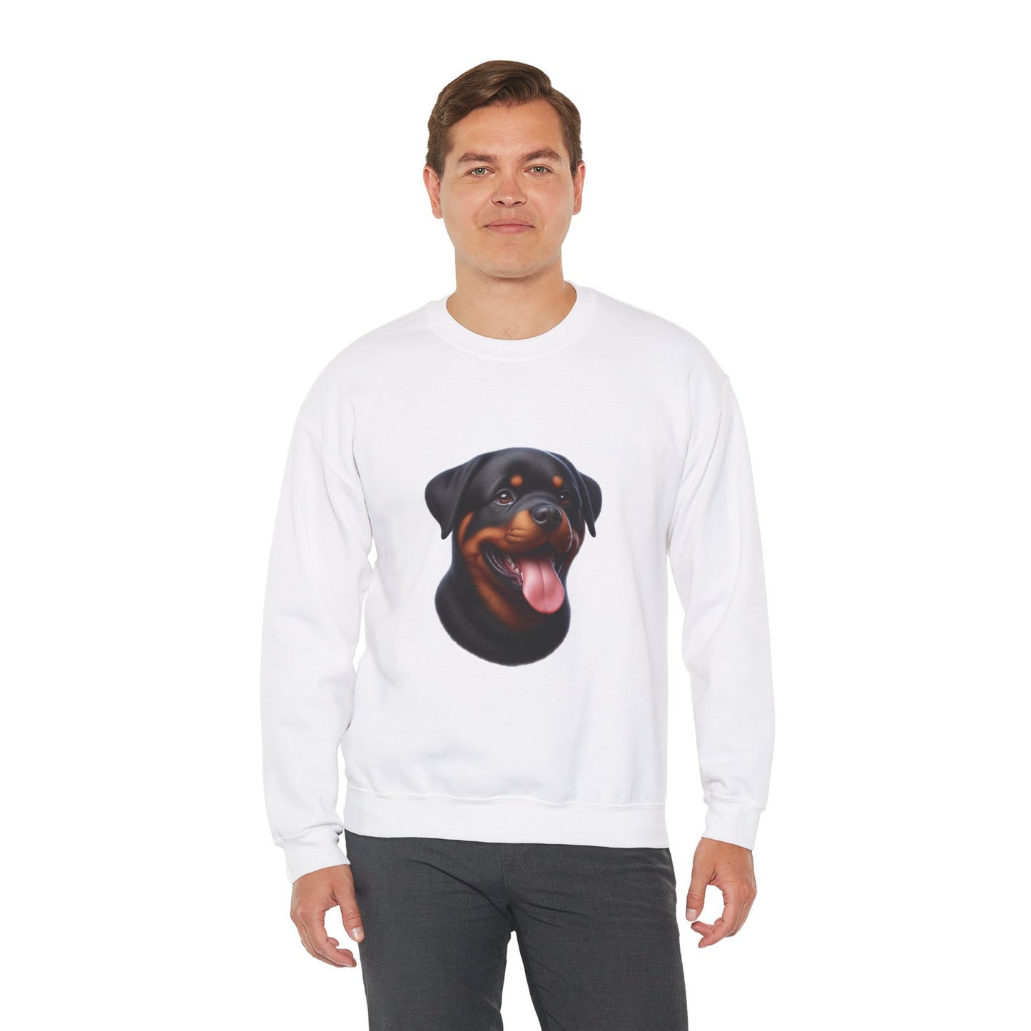 Rottie Puppy Unisex Sweatshirt - Geschenk für Hundeliebhaber, Süßer Pullover mit Tierprint, Gemütliches Haustier Sweat Top, Kleidung für Welpenliebhaber, Hundebesitzer Kleidung