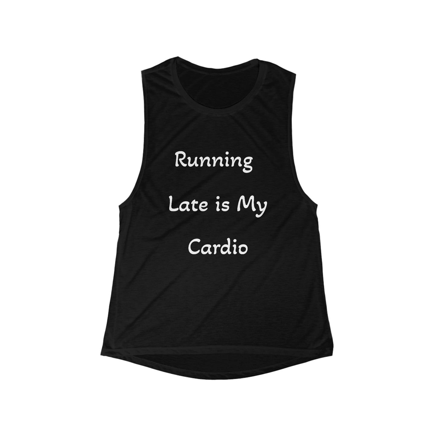 Tanktop-Workout-Shirt für Frauen, Lustiges Running Late Gym Flowy Ärmelloses T-Shirt, Yoga Muskel-Tank, Fitness-Trainingsbekleidung, atmungsaktiv