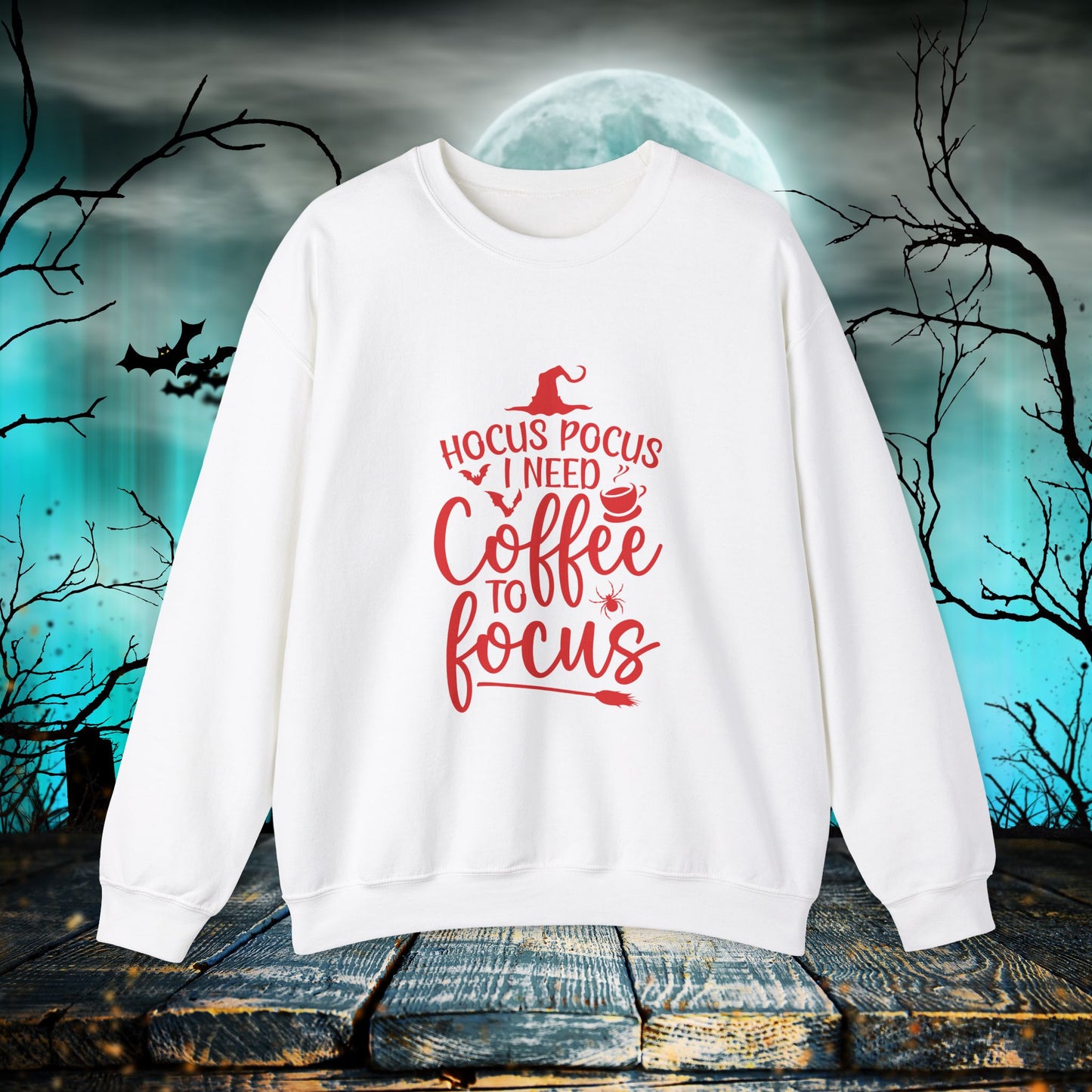 Halloween Stick Shift Unisex Pullover, Witchy Crewneck Pullover, Lustige Herbstbekleidung, Gruseliges Sweatshirt, Herbst Top