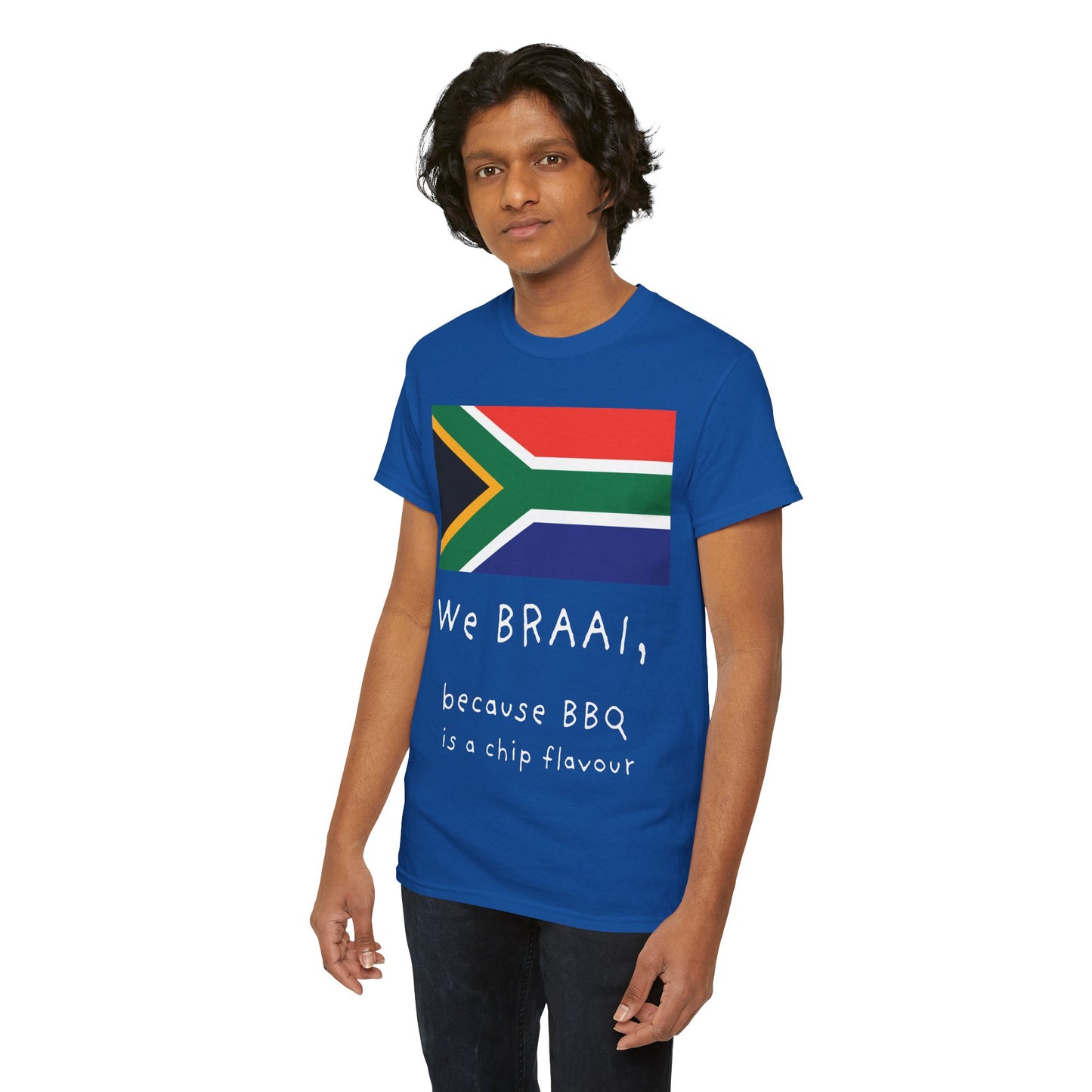 Unisex Braai-Themed Cotton Tee | Heavyweight, Durable & Comfy Fit | 100% Sustainable Cotton | Perfect for Casual Wear