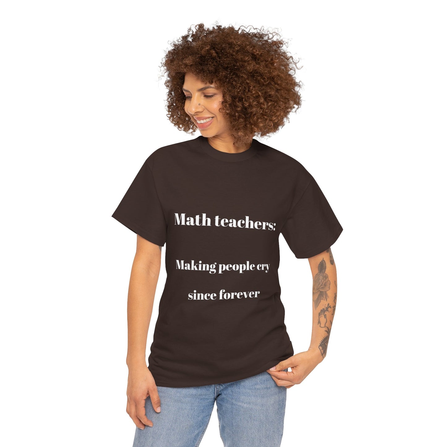 Funny Math Teacher Unisex Tee Shirt - Making People Cry Since Forever, Math Teacher Gift, Teacher Appreciation, Math Lover Shirt, Back to