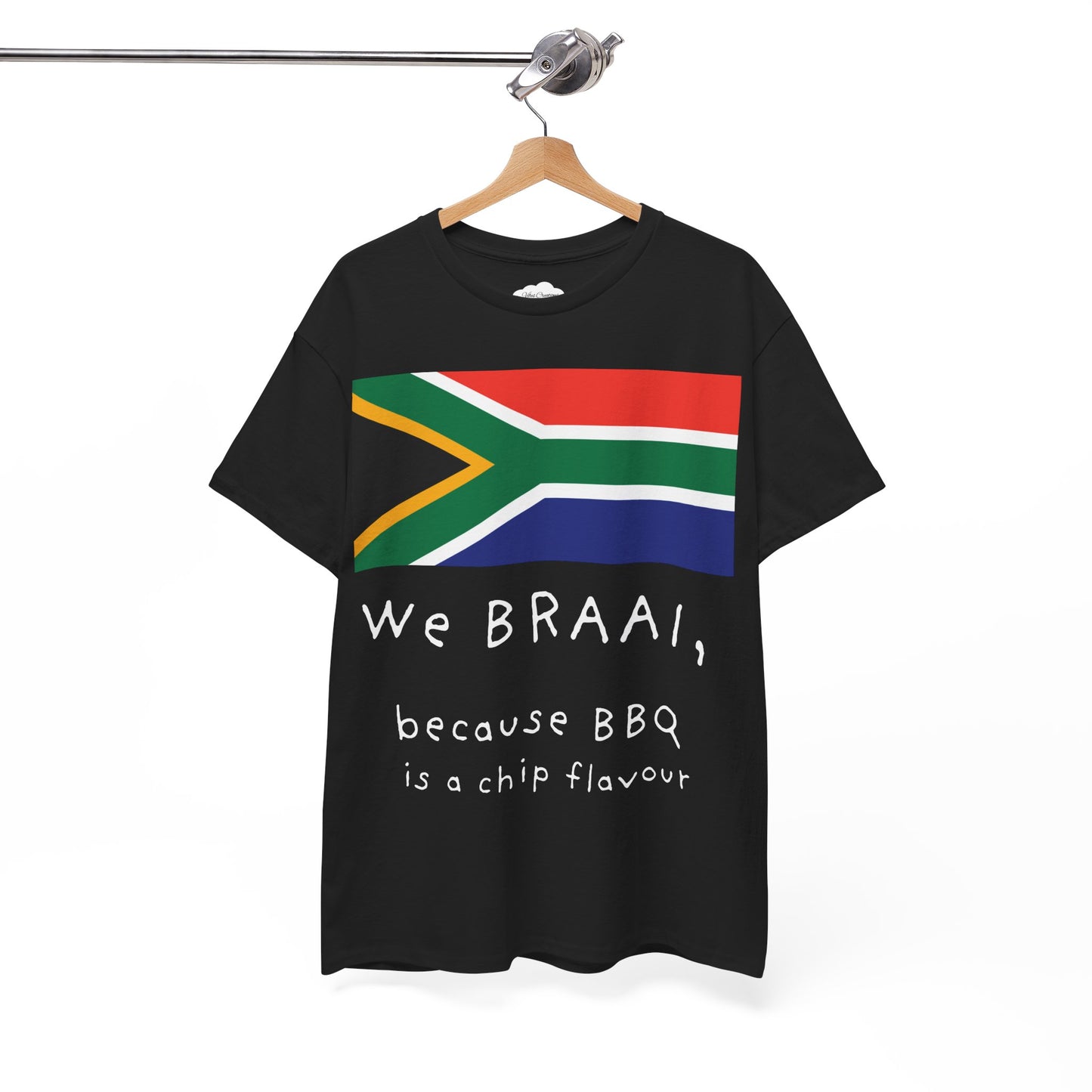 Unisex Braai-Themed Cotton Tee | Heavyweight, Durable & Comfy Fit | 100% Sustainable Cotton | Perfect for Casual Wear