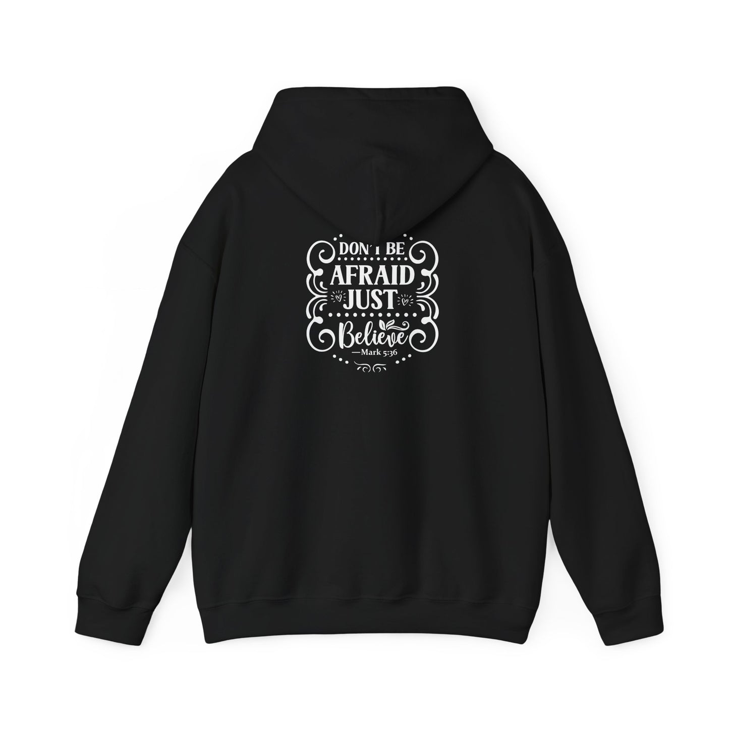 Godsdienstige Bybelvers Unisex-hoodie-trui, Christelike geloofgeskenk, swaar versnit-trui, Dien die Here-klere, Skrifaanhaling