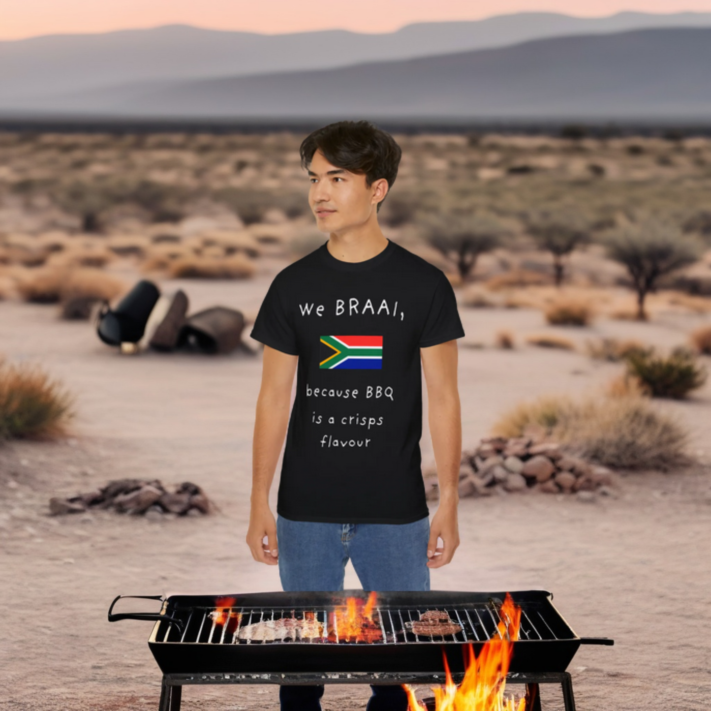 T-Shirt South African Braai Design