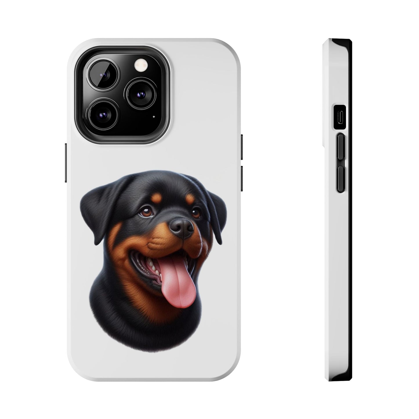 Robuste Handyhüllen, Mein Rottie-Welpe - Schützende Handyhülle, Geschenk für Hundeliebhaber, Accessoire für Haustierbesitzer, Handyhülle mit Tierdruck, süßes Welpendesign