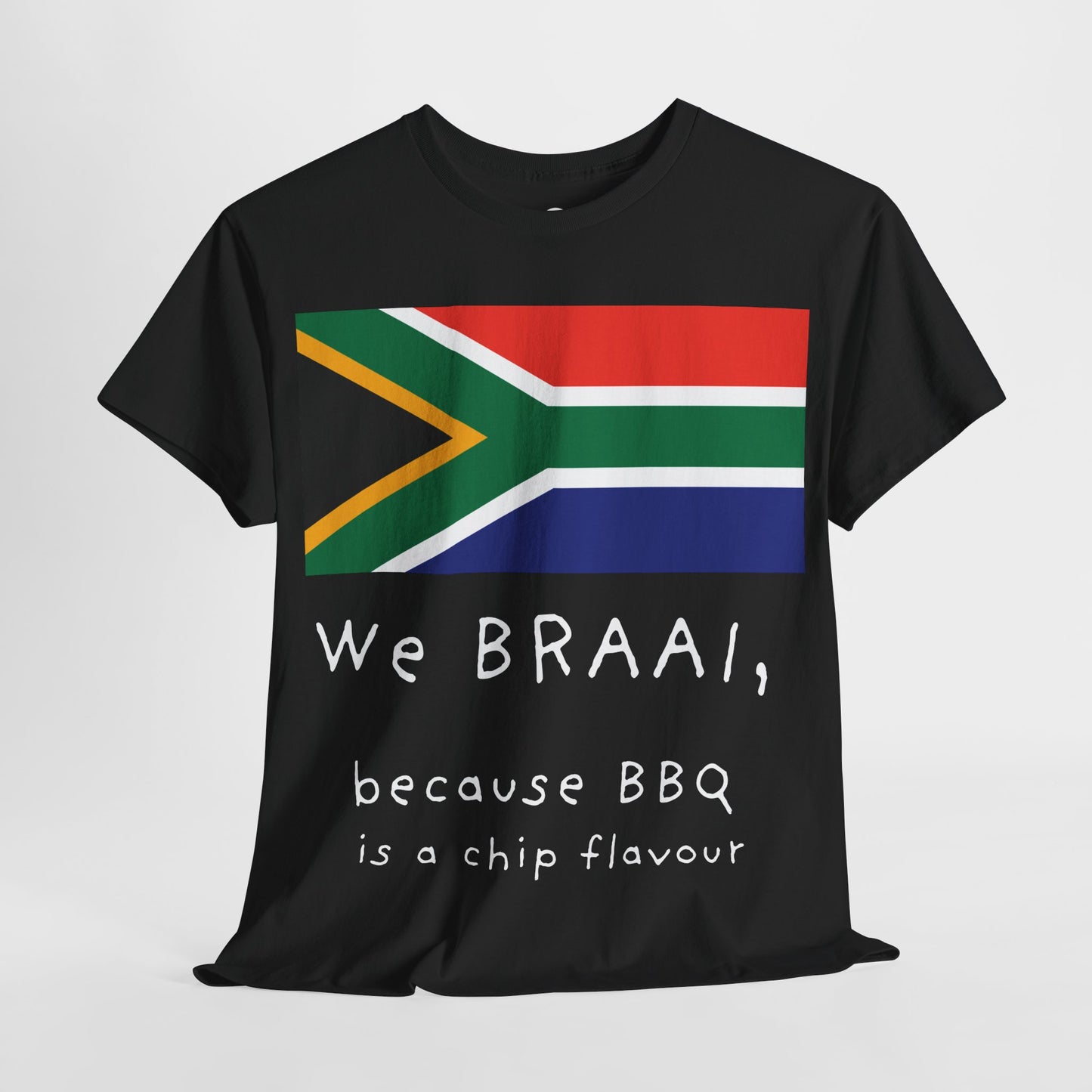 Unisex Braai-Themed Cotton Tee | Heavyweight, Durable & Comfy Fit | 100% Sustainable Cotton | Perfect for Casual Wear