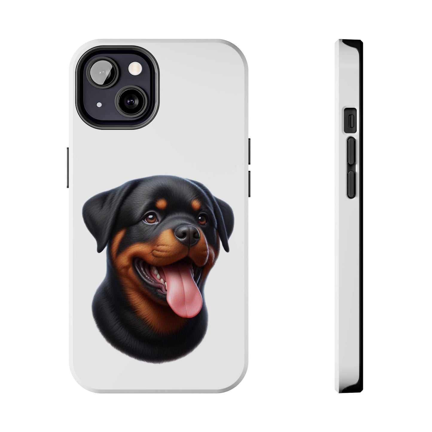 Robuste Handyhüllen, Mein Rottie-Welpe - Schützende Handyhülle, Geschenk für Hundeliebhaber, Accessoire für Haustierbesitzer, Handyhülle mit Tierdruck, süßes Welpendesign