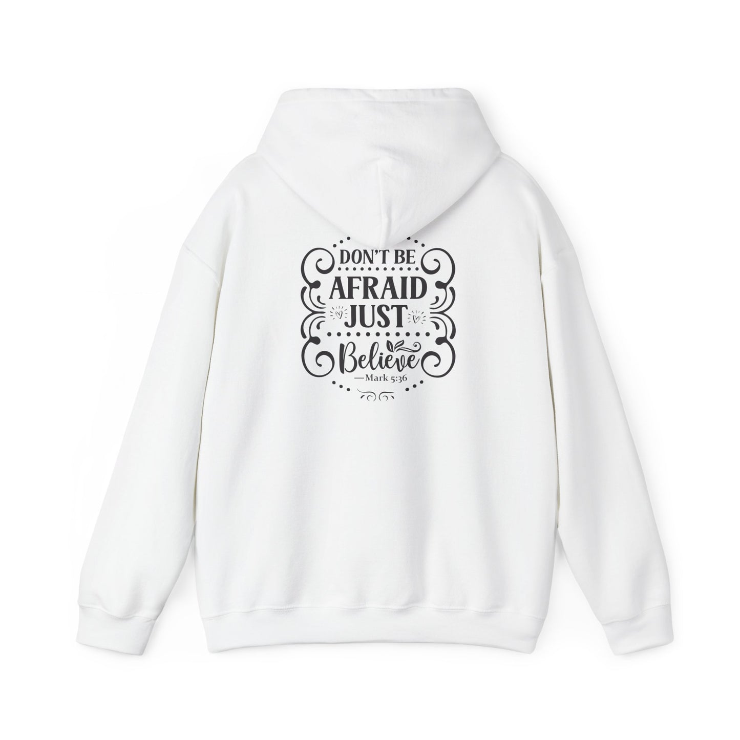 Godsdienstige Bybelvers Unisex-hoodie-trui, Christelike geloofgeskenk, swaar versnit-trui, Dien die Here-klere, Skrifaanhaling