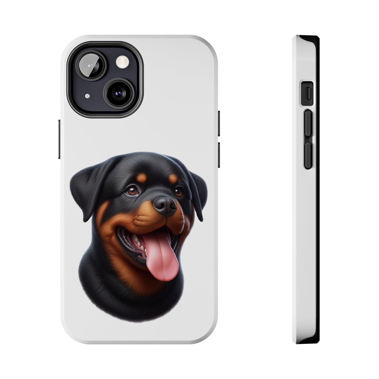 Robuste Handyhüllen, Mein Rottie-Welpe - Schützende Handyhülle, Geschenk für Hundeliebhaber, Accessoire für Haustierbesitzer, Handyhülle mit Tierdruck, süßes Welpendesign