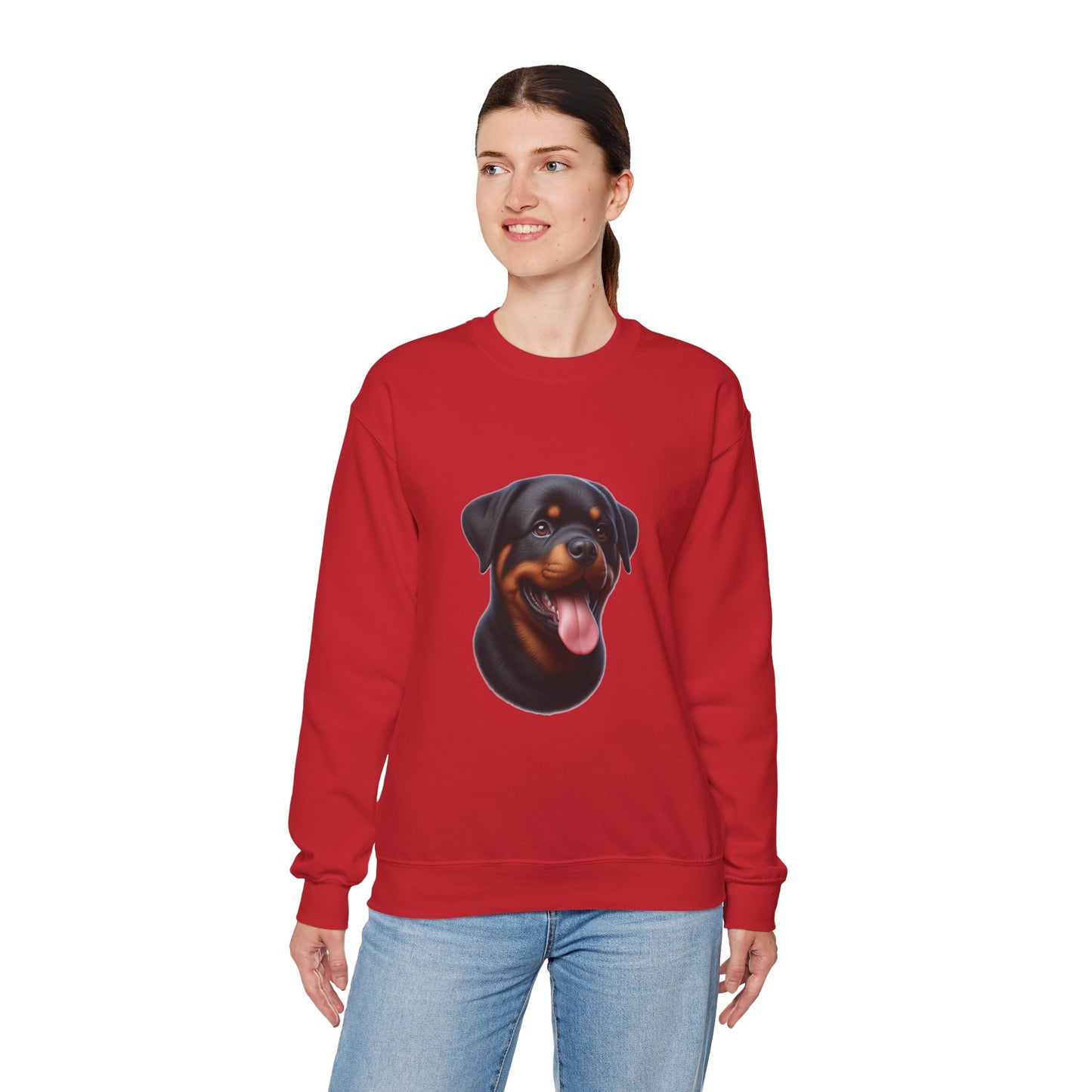 Rottie Puppy Unisex Sweatshirt - Geschenk für Hundeliebhaber, Süßer Pullover mit Tierprint, Gemütliches Haustier Sweat Top, Kleidung für Welpenliebhaber, Hundebesitzer Kleidung