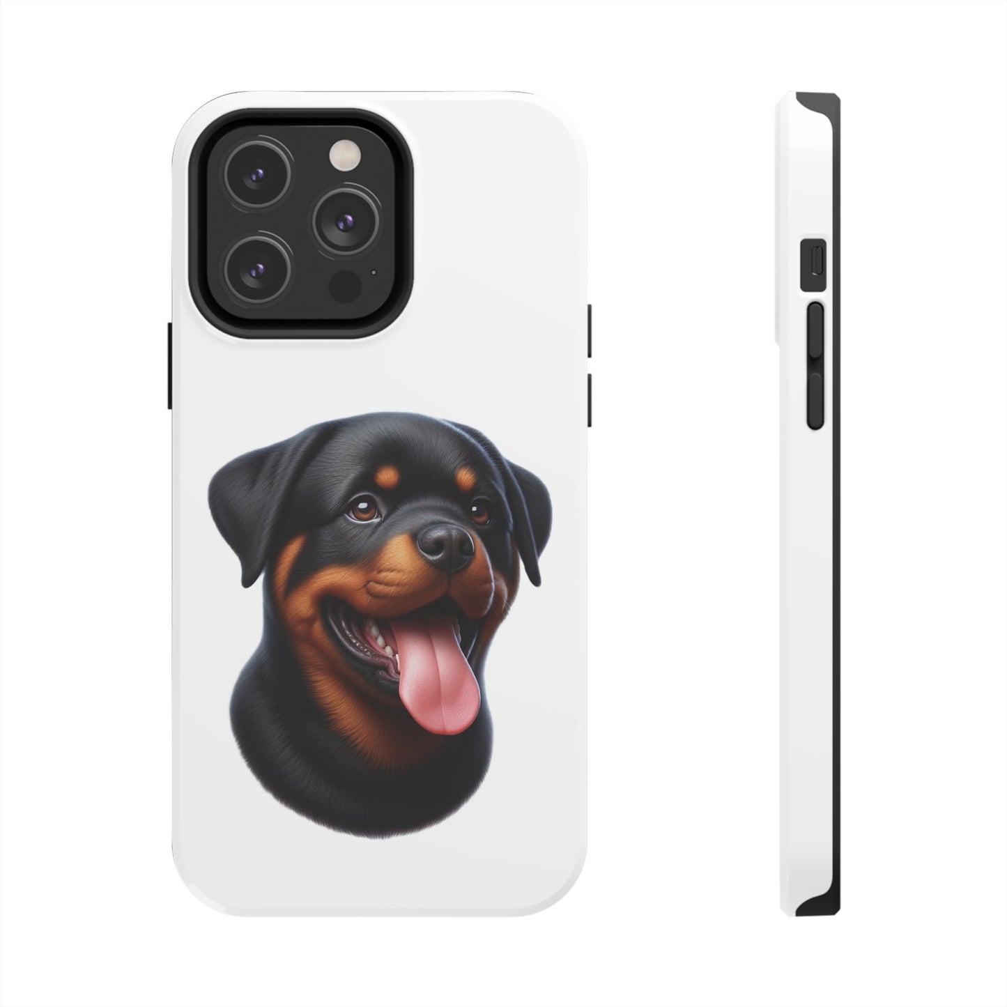 Robuste Handyhüllen, Mein Rottie-Welpe - Schützende Handyhülle, Geschenk für Hundeliebhaber, Accessoire für Haustierbesitzer, Handyhülle mit Tierdruck, süßes Welpendesign