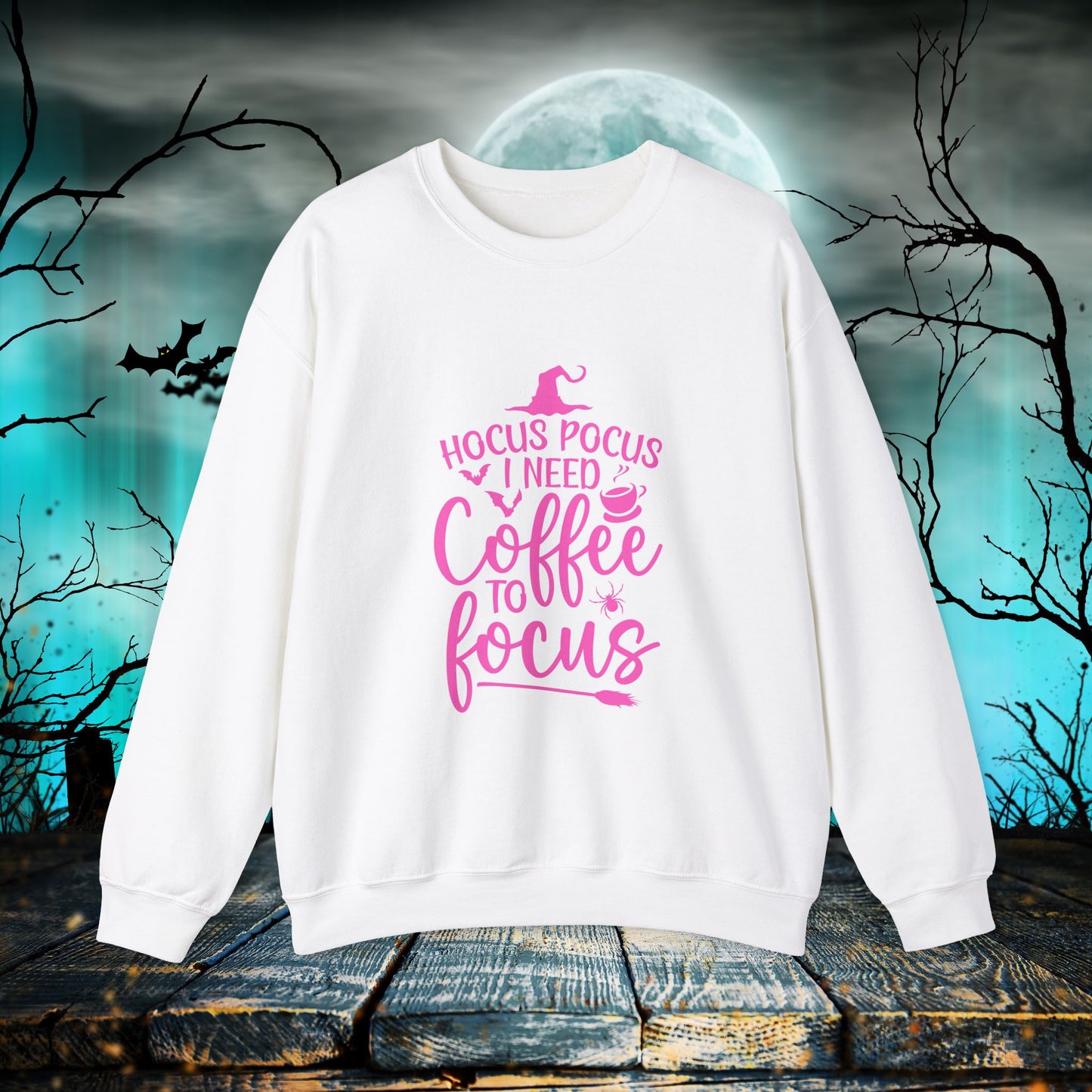 Halloween Stick Shift Unisex Pullover, Witchy Crewneck Pullover, Lustige Herbstbekleidung, Gruseliges Sweatshirt, Herbst Top