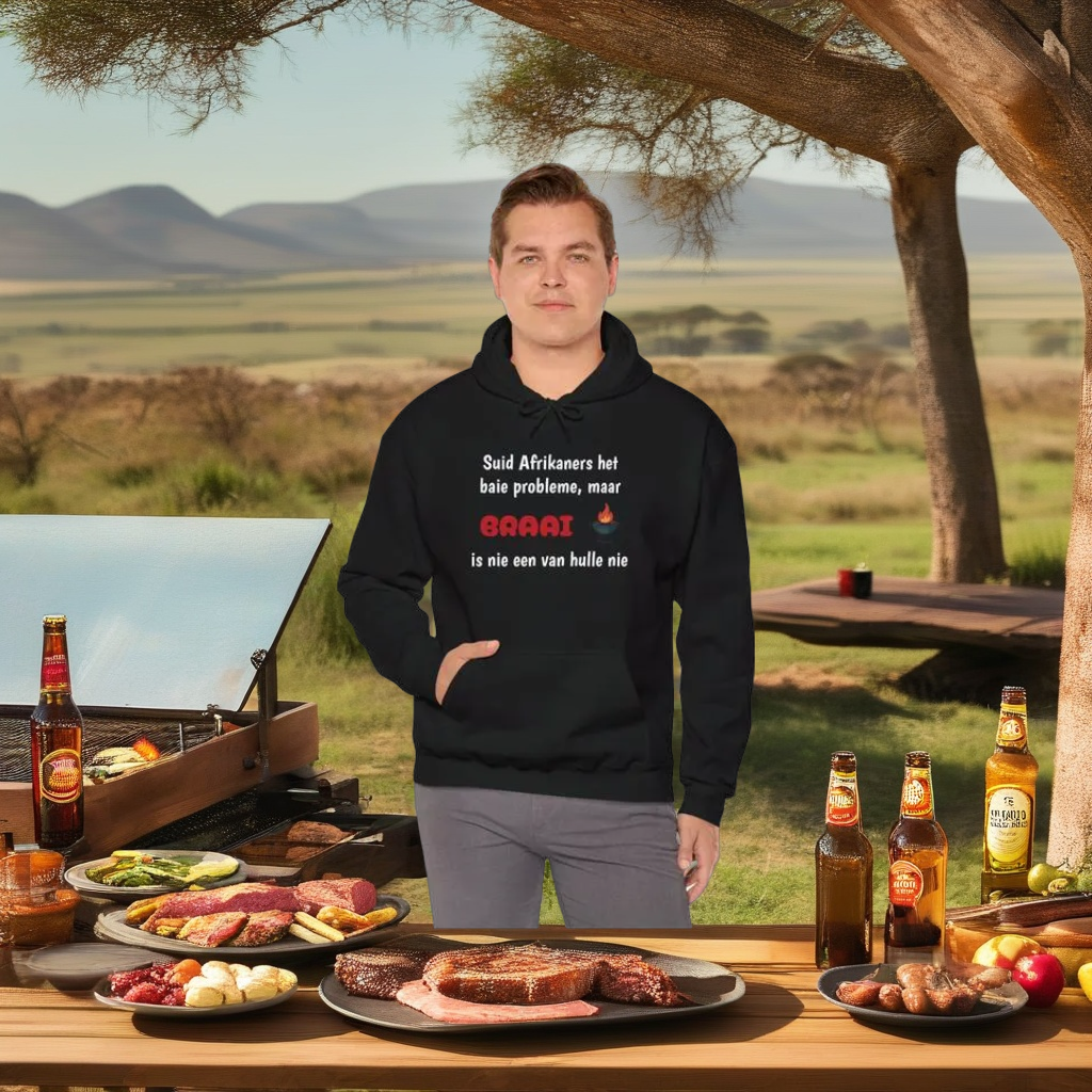 Braai Suid-Afrika Hoodie - Unisex 